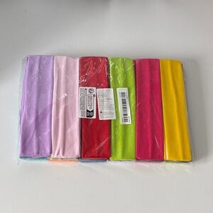 Colorful Fabric Headbands Set